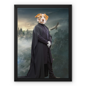 Professor Snape (Harry Potter Inspired): Custom Pet Canvas - Paw & Glory - #pet portraits# - #dog portraits# - #pet portraits uk#paw & glory, custom pet portrait canvas,dog portraits canvas, personalised cat canvas, pet on canvas reviews, dog picture canvas, pet picture on canvas