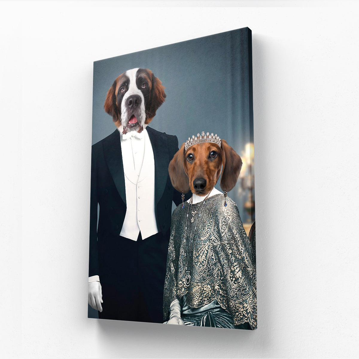 Robert & Cora (Downton Abbey Inspired): Custom Pet Canvas