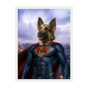 Super Pet: Custom Pet Portrait - Paw & Glory, pawandglory, nasa dog portrait, dog and couple portrait, my pet painting, dog astronaut photo, pet portrait admiral, the admiral dog portrait, pet portraits