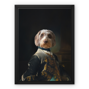 The Aristocrat: Custom Pet Canvas - Paw & Glory - #pet portraits# - #dog portraits# - #pet portraits uk#paw & glory, pet portraits canvas,dog canvas personalized, dog canvas bag, canvas of your pet, pet canvas art, custom pet canvas portraits