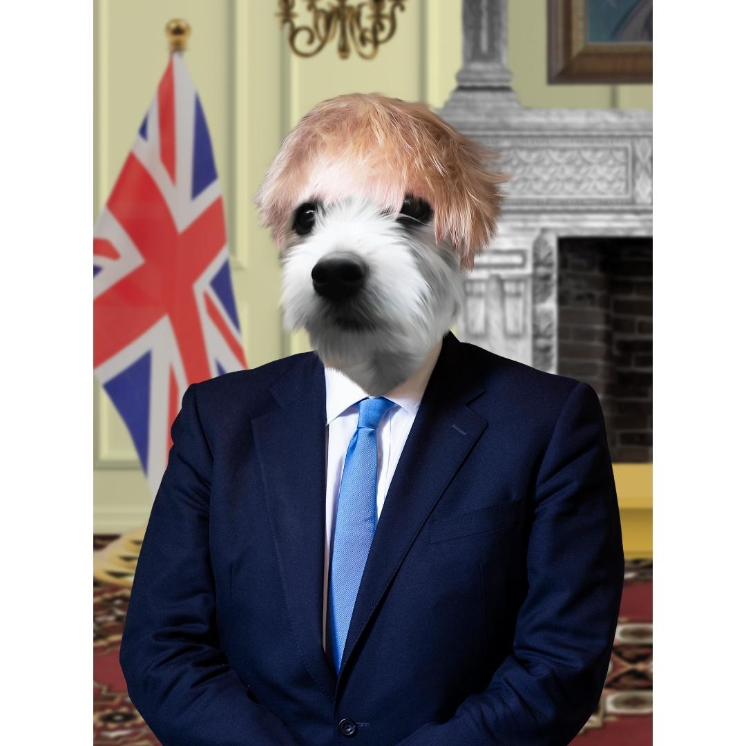 The Boris (Boris Johnson Inspired): Custom Digital Download Pet Portrait