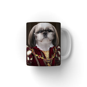 The Countess: Custom Pet Mug - Paw & Glory - #pet portraits# - #dog portraits# - #pet portraits uk#paw and glory, pet portraits Mug,printing picture on mug, pet mug personalized, dog face mugs, funny dog mugs, pup mug