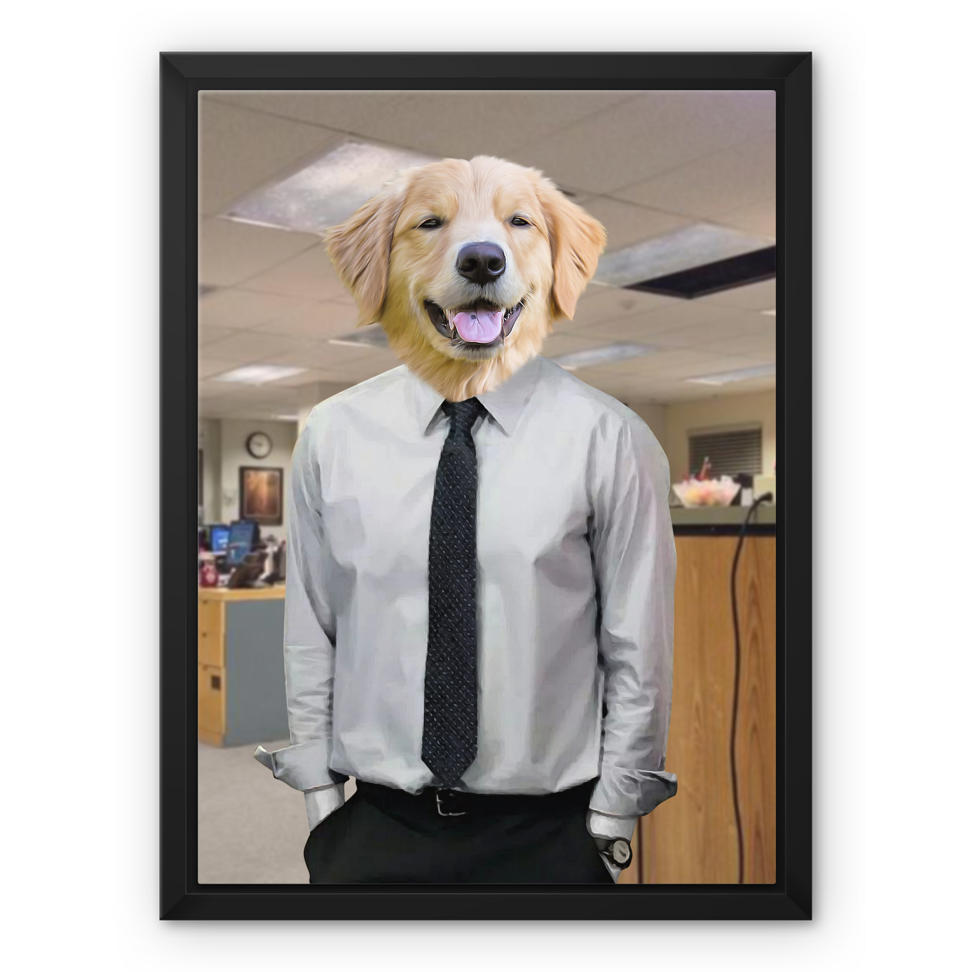 The Jim (The Office Inspired): Custom Pet Canvas