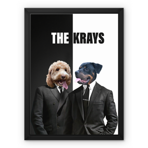 The Krays: Custom Pet Canvas - Paw & Glory - #pet portraits# - #dog portraits# - #pet portraits uk#paw & glory, pet portraits canvas,dog canvas custom, personalized pet canvas, personalized pet canvas art, custom dog canvas art, canvas of your dog