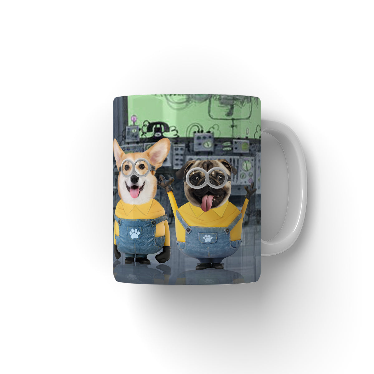 The Naughty Duo (Minions Inspired): Custom Pet Coffee Mug
