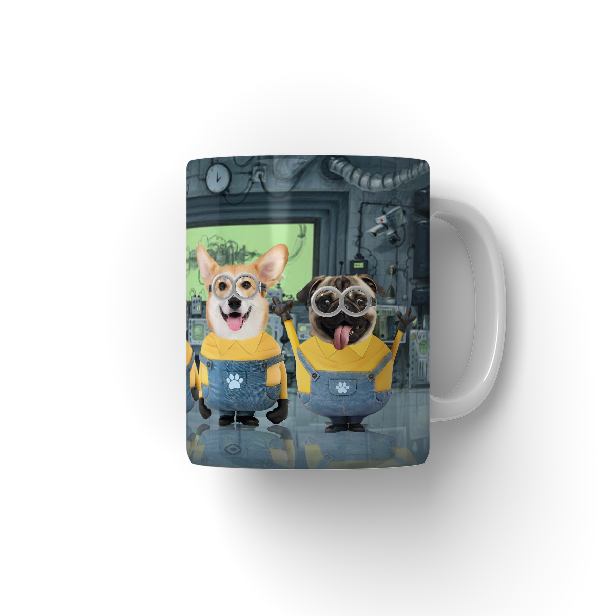 The Naughty Trio (Minions Inspired): Custom Pet Coffee Mug