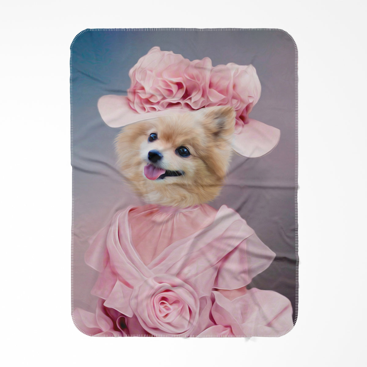 The Southern Belle: Custom Pet Blanket - Paw & Glory - #pet portraits# - #dog portraits# - #pet portraits uk#Pawandglory, Pet art blanket,personalized dog throw blankets, embroidered pet blanket, blanket for my dog, dog blankets online, dog pet blanket
