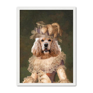 Marie Antoinette: Custom Pet Portrait, Paw & Glory,paw and glory, custom pet, pawandglory, petportraits, art pet portraits, pet photo portraits, custom pet portrait painting,