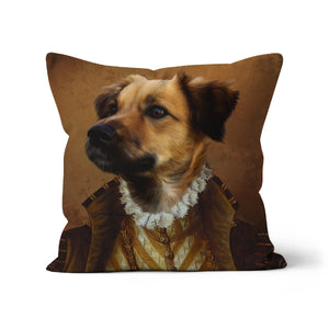 The Supremo: Custom Pet Cushion - Paw & Glory - #pet portraits# - #dog portraits# - #pet portraits uk#paw & glory, custom pet portrait pillow,dog on pillow, pet print pillow, print pet on pillow, custom cat pillows, pet face pillow