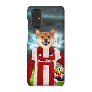 Pawtheletico Madrid Football Club Paw & Glory, paw and glory, personalised cat phone case, iphone 11 case dogs, personalised iphone 11 case dogs, pet portrait phone case, personalized cat phone case, personalized dog phone case, Pet Portrait phone case