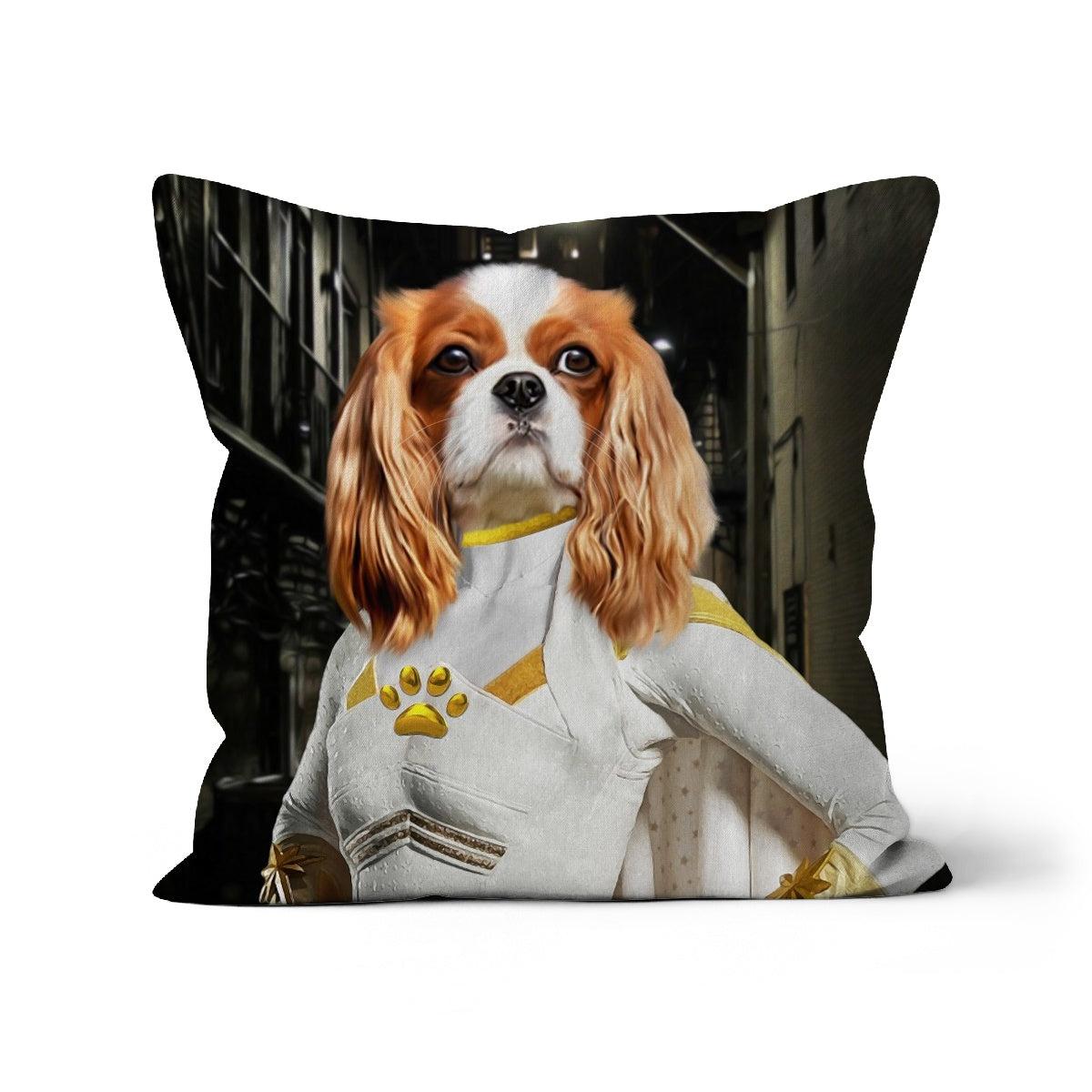 Starlight (The Boys Inspired) Paw & Glory, paw and glory, pet pillow, pillow custom, Pet Portraits cushion, dog pillow custom, custom pet pillows, create your own pillow, customized throw pillows