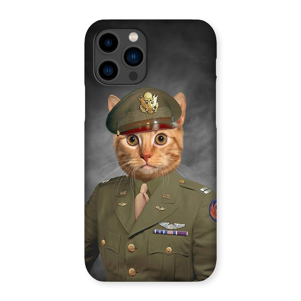The Military Officer: Custom Pet Phone Case