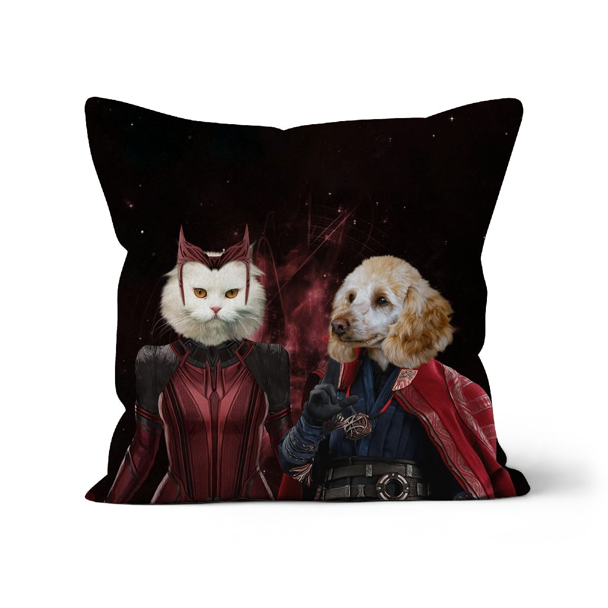 Thor & Wanda, Paw & Glory, paw and glory, pet pillow photo, pillow of your pet, pillow that looks like your dog, create your own pillow, dog on a pillow, pillow with dog, Pet Portrait cushion