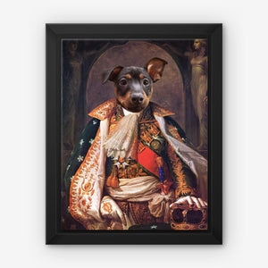 Add a Frame to Your Canvas - Paw & Glory, paw and glory print of your dog, custom dog photo canvas, custom cat canvas, dog portraits with clothes, Pet gifts,