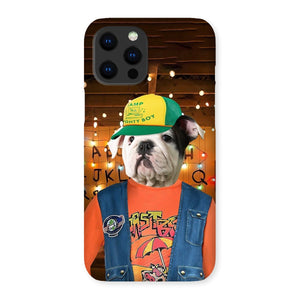 The Dustin (Stranger Things Inspired)Paw & Glory, paw and glory, pet portrait phone case uk, personalised cat phone case, dog phone case custom, personalised iphone 11 case dogs, dog mum phone case, pet art phone case, pet portraits phone case