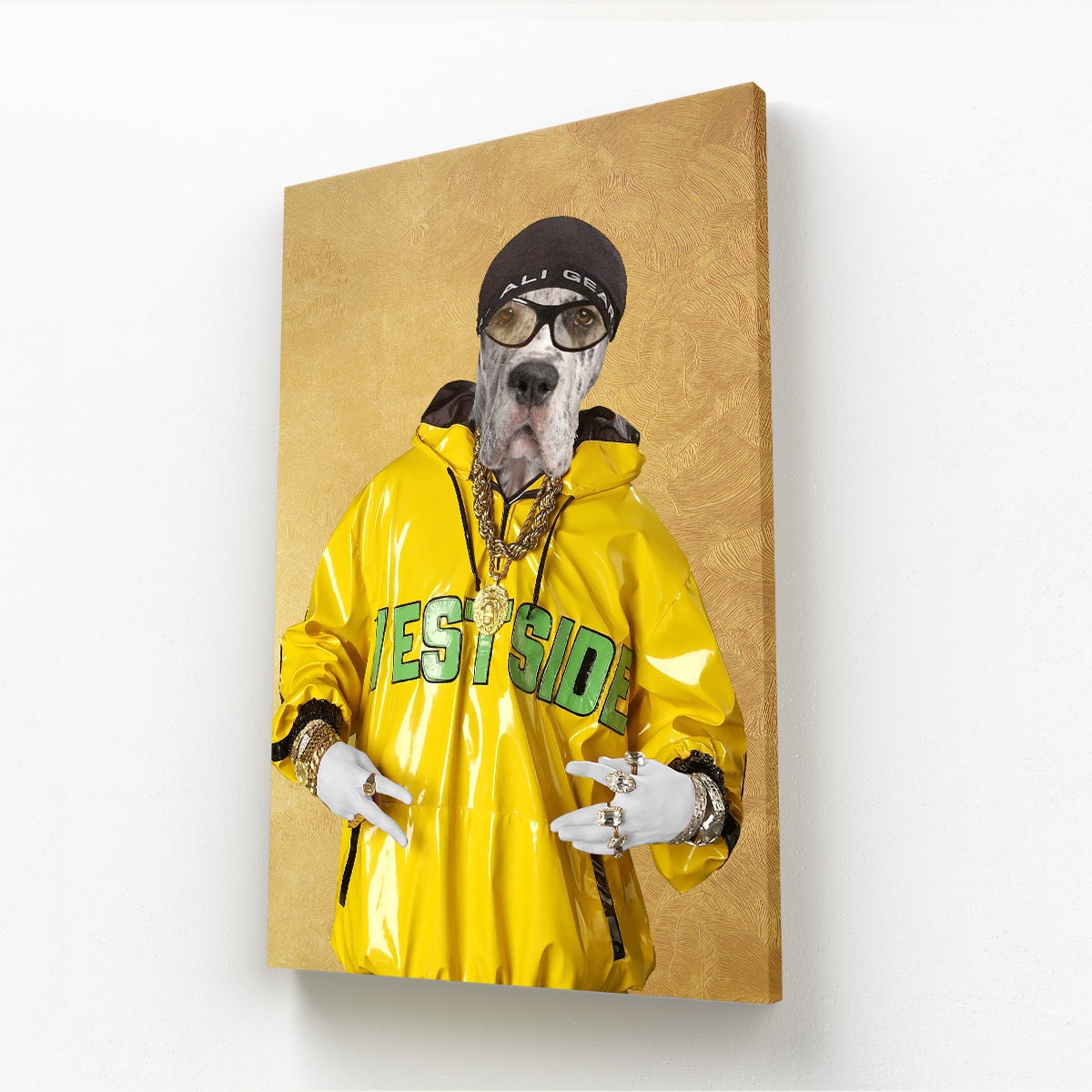 Ali G: Custom Pet Canvas - Paw & Glory - #pet portraits# - #dog portraits# - #pet portraits uk#paw and glory, custom pet portrait canvas,dog pictures on canvas, dog wall art canvas, pet photo canvas, personalized dog and owner canvas uk, the pet canvas