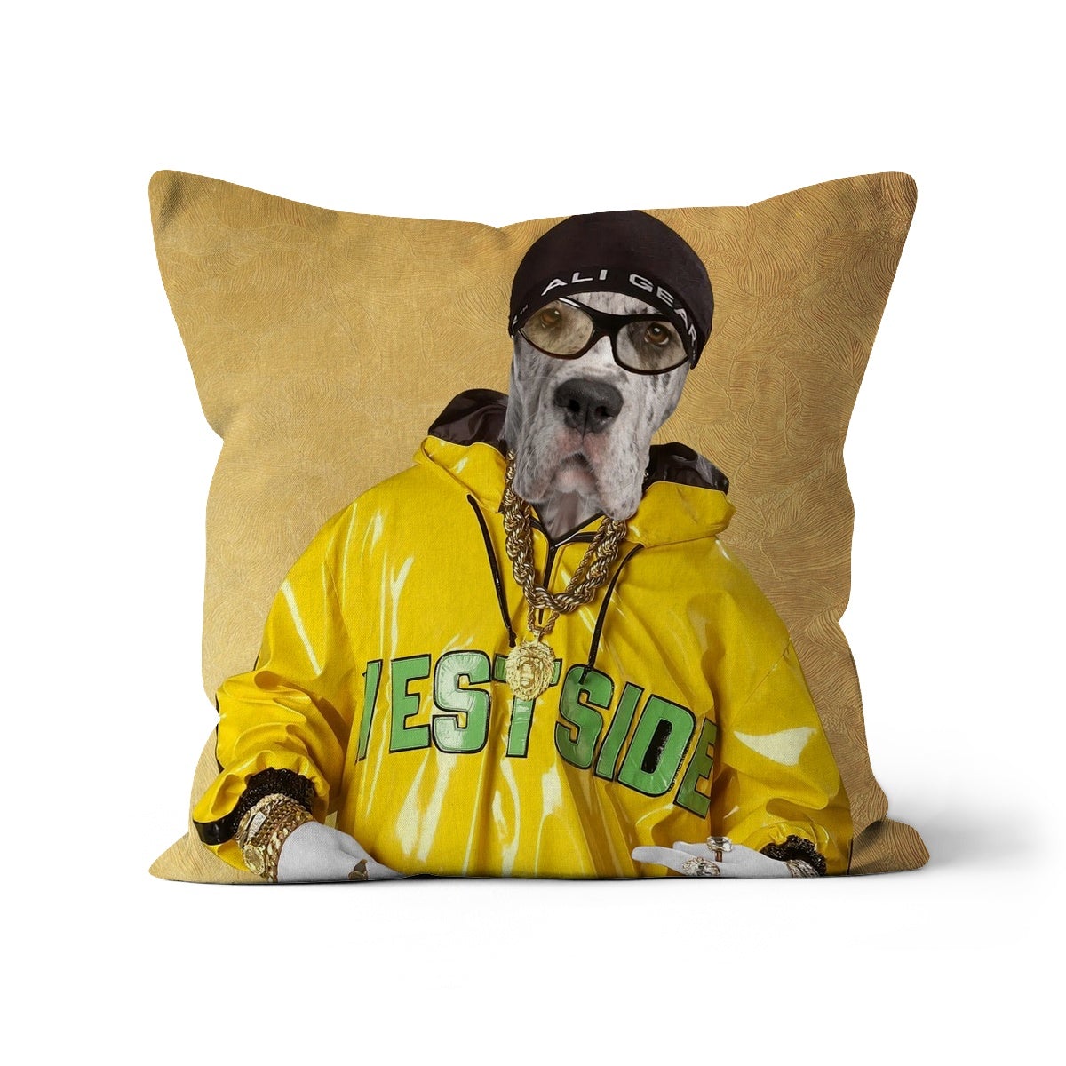Ali G: Custom Pet Cushion - Paw & Glory - #pet portraits# - #dog portraits# - #pet portraits uk#paw and glory, pet portraits cushion,dog on pillow, custom cat pillows, pet pillow, custom pillow of pet, pillow personalized