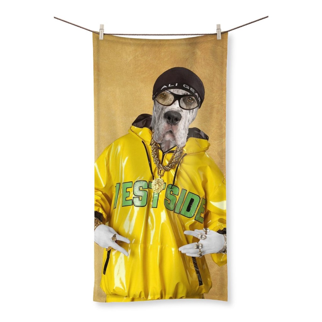 Ali G: Custom Pet Towel - Paw & Glory - #pet portraits# - #dog portraits# - #pet portraits uk#