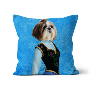 Ana (Frozen Inspired): Custom Pet Cushion - Paw & Glory,pawandglory,dog pillows personalized, pet face pillows, dog photo on pillow, custom cat pillows, pillow with pet picture