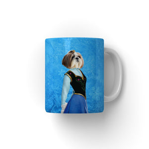 Ana (Frozen Inspired): Custom Pet Mug - Paw & Glory,pawandglory,puppy mug, pet mug portraits, pet portrait by, Anniversary gifts, Pet art
