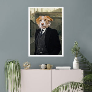 Arthur (Peaky Blinders Inspired): Custom Pet Poster - Paw & Glory - #pet portraits# - #dog portraits# - #pet portraits uk#