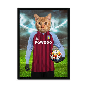 Aston Pawla Football Club: Custom Pet Portrait - Paw & Glory - #pet portraits# - #dog portraits# - #pet portraits uk#
