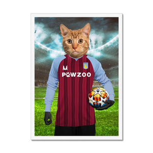 Aston Pawla Football Club: Custom Pet Portrait - Paw & Glory - #pet portraits# - #dog portraits# - #pet portraits uk#