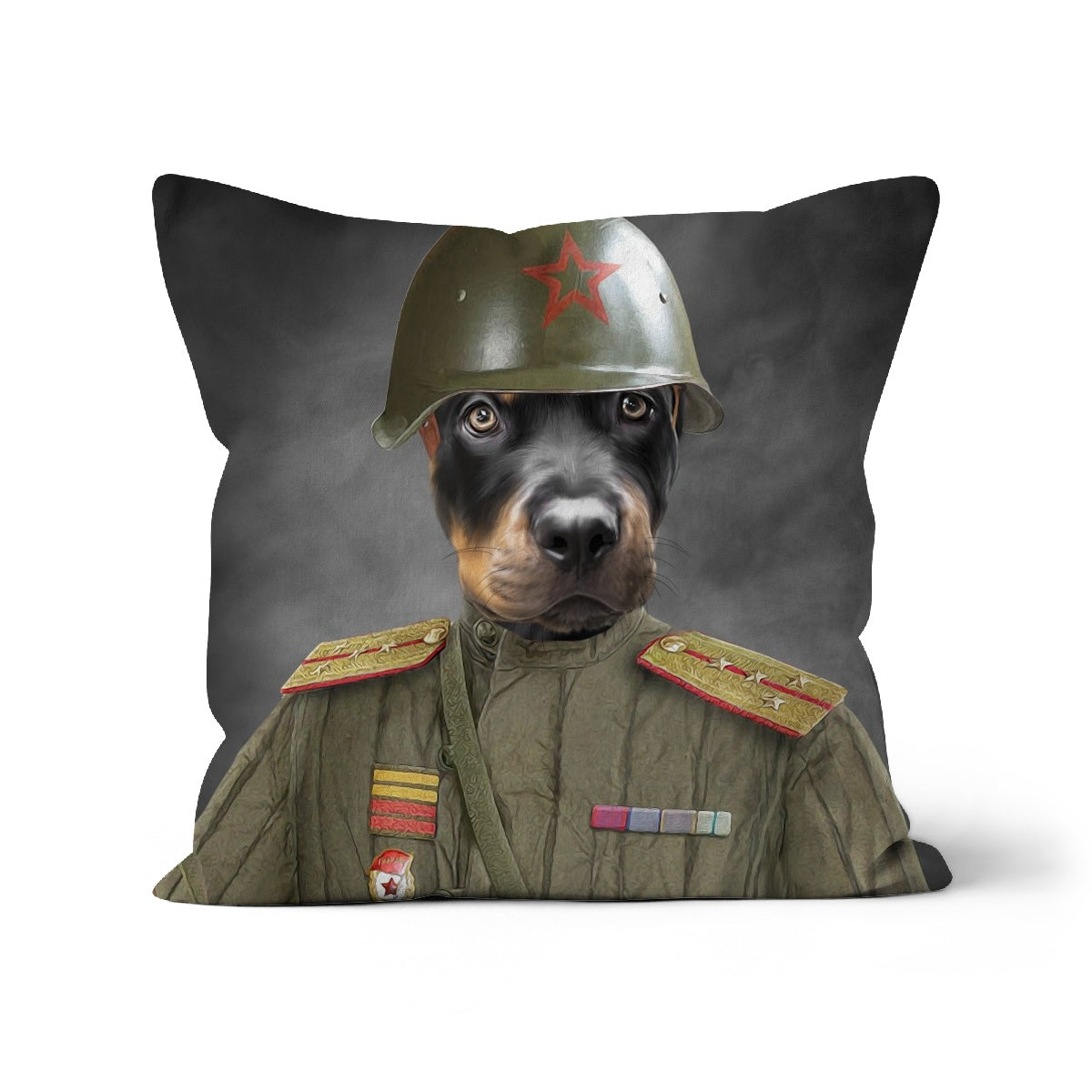The World War Soldier: Custom Pet Pillow - Paw and Glory - pillow personalized, pet pillow, pillow custom, personalised dog pillows, personalised pet pillows