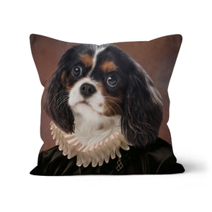 The Viscountess: Custom Pet Throw Pillow  - Paw & Glory - #pet portraits# - #dog portraits# - #pet portraits uk#paw & glory, custom pet portrait pillow,dog memory pillow, photo pet pillow, custom pillow of your pet, pet pillow, custom cat pillows