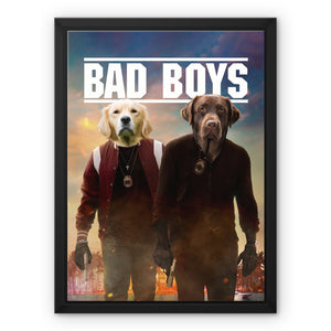 Bad Boys: Custom Pet Canvas - Paw & Glory - #pet portraits# - #dog portraits# - #pet portraits uk#