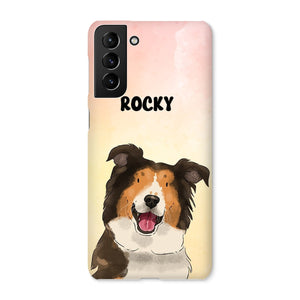 Paw & Glory, paw and glory, custom dog phone case, dog and owner phone case, personalized puppy phone case, puppy phone case, pet portrait phone case uk, personalized pet phone case, Pet Portraits phone case