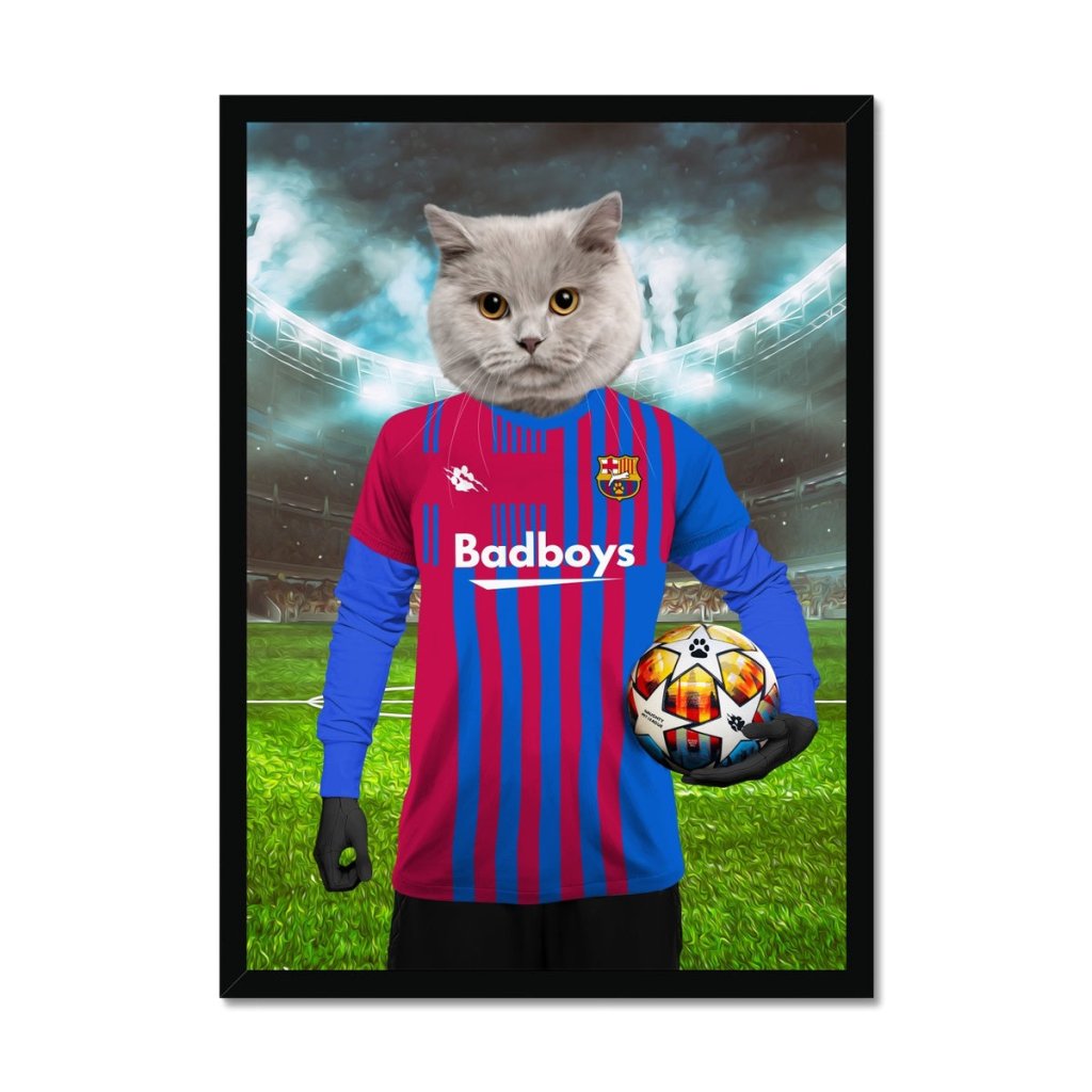 Barkcelona Football Club: Custom Pet Portrait - Paw & Glory - #pet portraits# - #dog portraits# - #pet portraits uk#