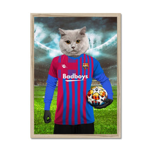 Barkcelona Football Club: Custom Pet Portrait - Paw & Glory - #pet portraits# - #dog portraits# - #pet portraits uk#