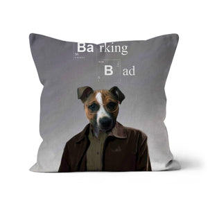 Barking Bad: Custom Pet Cushion - Paw & Glory - #pet portraits# - #dog portraits# - #pet portraits uk#paw & glory, pet portraits pillow,dog pillow custom, custom pet pillows, pup pillows, pillow with dogs face, dog pillow cases