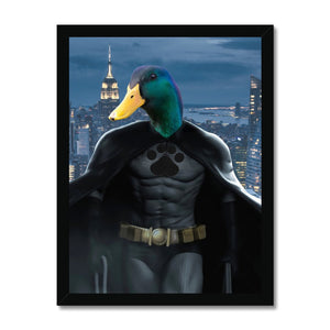 Batman: Animal Art Framed Portrait - Paw & Glory - #pet portraits# - #dog portraits# - #pet portraits uk#