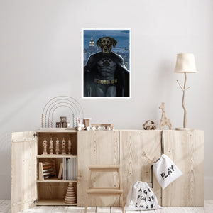 Batman: Custom Pet Poster - Paw & Glory - #pet portraits# - #dog portraits# - #pet portraits uk#