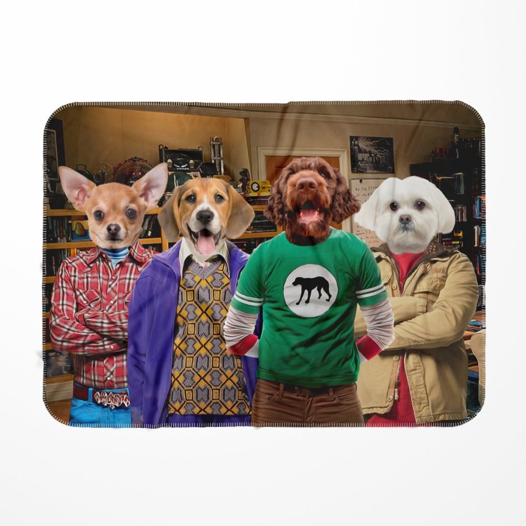 Big Bang Gang: Custom Pet Blanket - Paw & Glory - #pet portraits# - #dog portraits# - #pet portraits uk#
