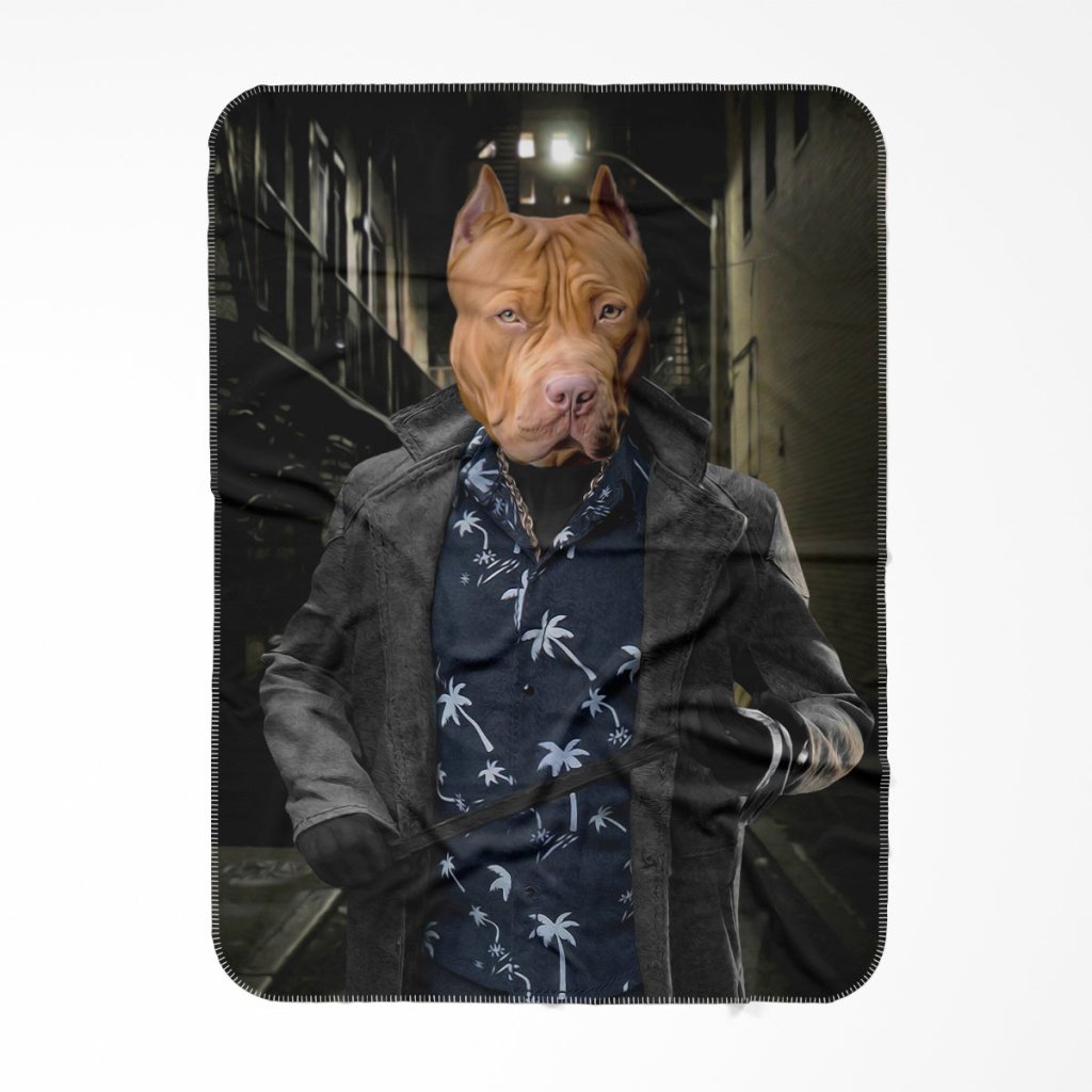 Billy Butcher (The Boys Inspired): Custom Pet Blanket - Paw & Glory - #pet portraits# - #dog portraits# - #pet portraits uk#