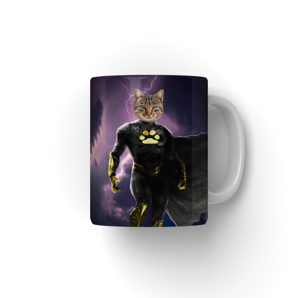 Black Adam (DC Superhero Inspired): Custom Pet Coffee Mug - Paw & Glory - #pet portraits# - #dog portraits# - #pet portraits uk#