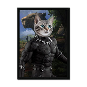Black Panther (Marvel Inspired): Custom Pet Portrait - Paw & Glory - #pet portraits# - #dog portraits# - #pet portraits uk#
