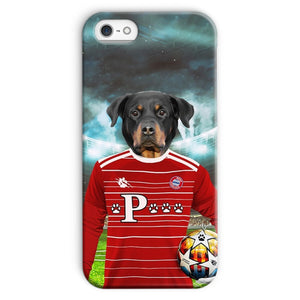 Pawyern Munich Football Club Paw & Glory, pawandglory, phone case dog, personalized pet phone case, custom dog phone case, pet art phone case uk, pet portrait phone case