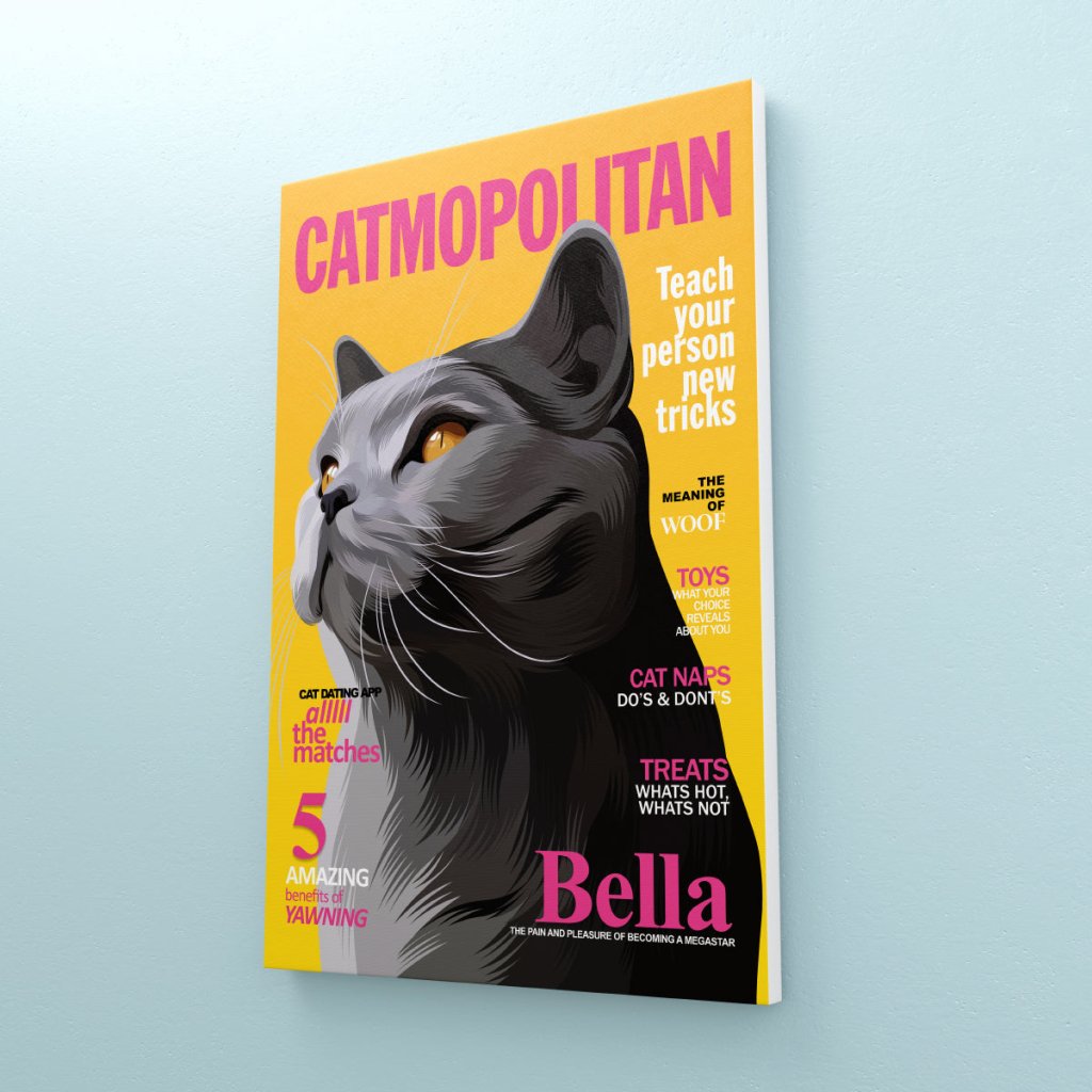 Catmopolitan: Custom Pet Canvas - Paw & Glory - #pet portraits# - #dog portraits# - #pet portraits uk#