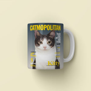Catmopolitan: Custom Pet Coffee Mug - Paw & Glory - #pet portraits# - #dog portraits# - #pet portraits uk#