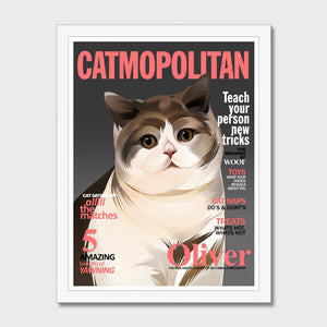 Catmopolitan: Custom Pet Portrait - Paw & Glory - #pet portraits# - #dog portraits# - #pet portraits uk#