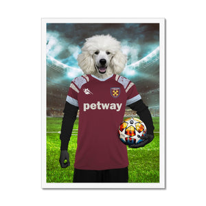West Ham Football Club: Paw & Glory, paw and glory, original pet portraits, pet portraits usa, custom pet portraits south africa, dog portrait images, small dog portrait, dog portraits singapore, pet portrait