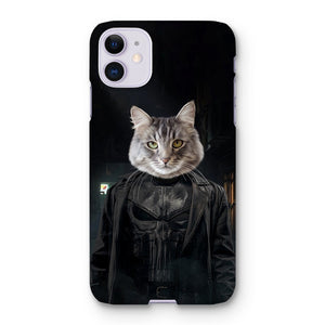 The Punisher Paw & Glory, paw and glory, personalized dog phone case, pet phone case, personalized iphone 11 case dogs, personalised cat phone case, pet art phone case uk, phone case dog, Pet Portrait phone case