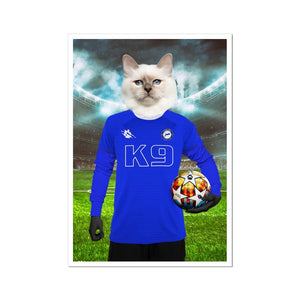 Chelsea Football Club: Custom Pet Poster - Paw & Glory - #pet portraits# - #dog portraits# - #pet portraits uk#