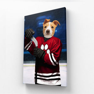 Chicago Pawhawks: Custom Pet Canvas - Paw & Glory - #pet portraits# - #dog portraits# - #pet portraits uk#