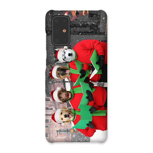Christmas Cheer Choir: Custom Pet Phone Case - Paw & Glory - #pet portraits# - #dog portraits# - #pet portraits uk#