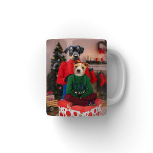 Christmas Mama & Child: Custom Pet Coffee Mug - Paw & Glory - #pet portraits# - #dog portraits# - #pet portraits uk#